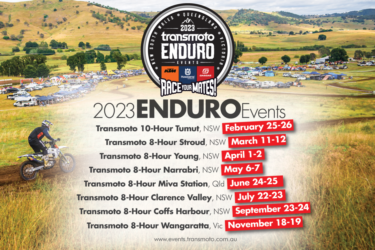 2023 TRANSMOTO ENDURO EVENTS CALENDAR Transmoto Events