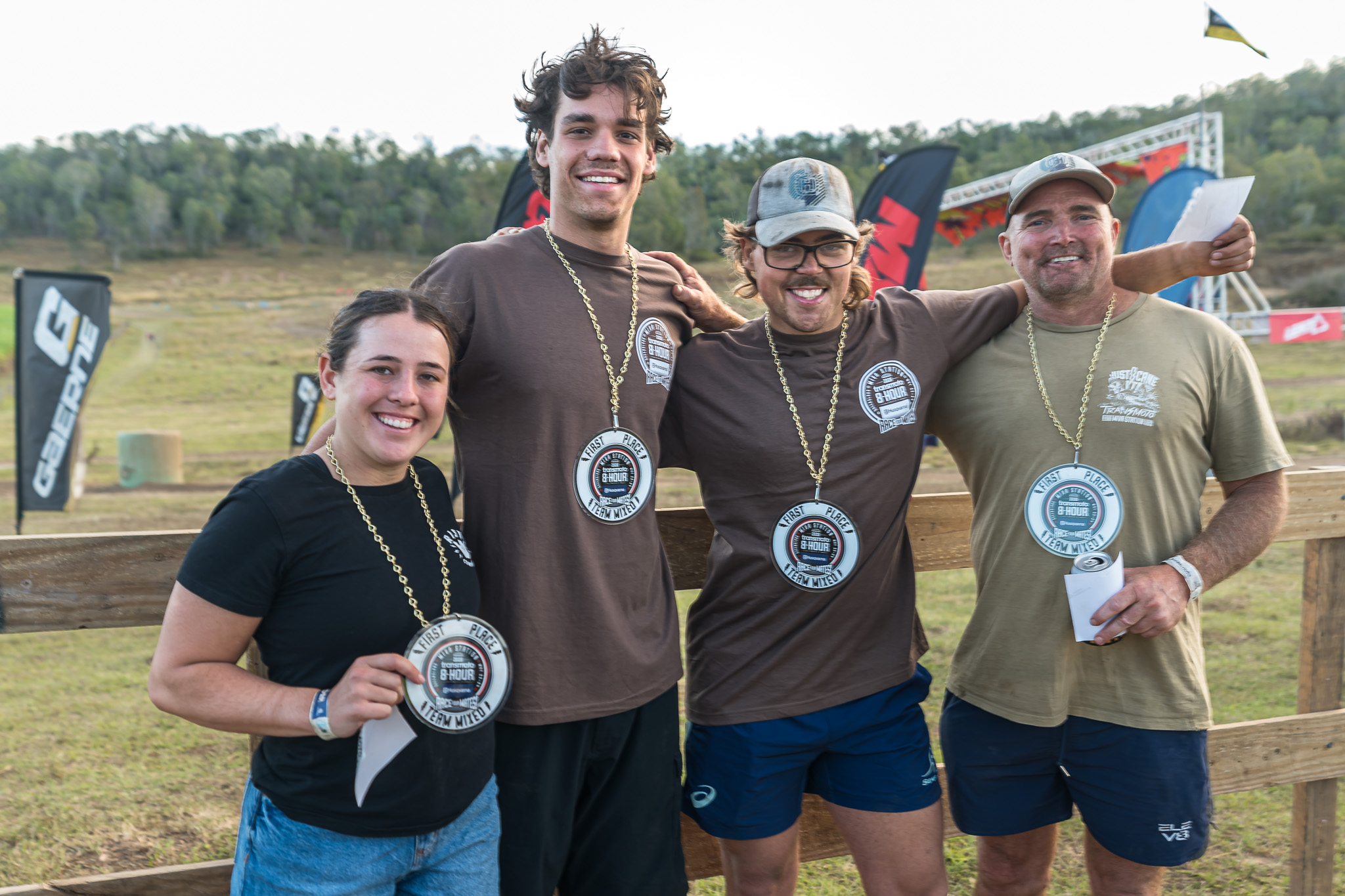 mixed podium