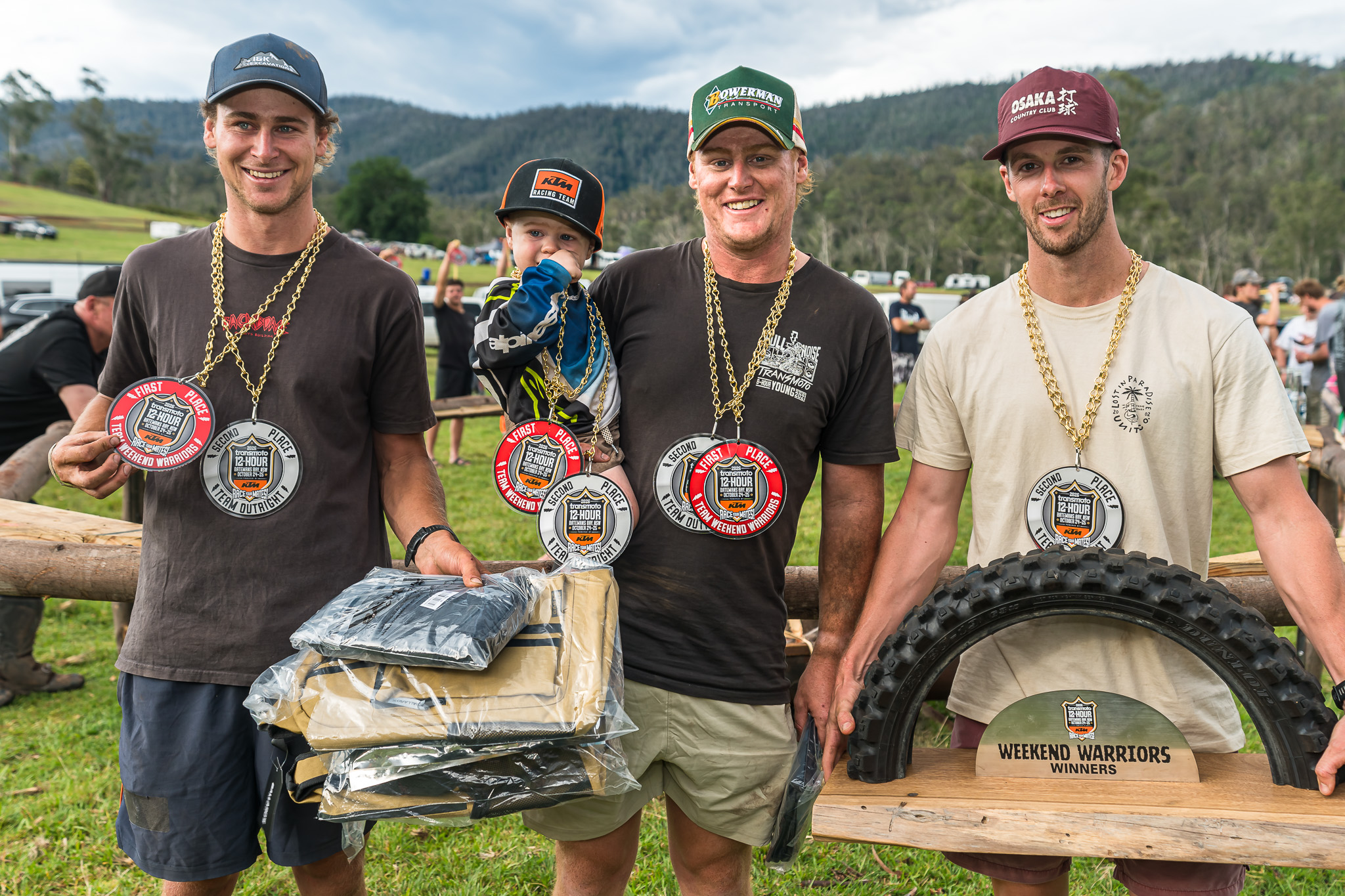 weekend warriors podium